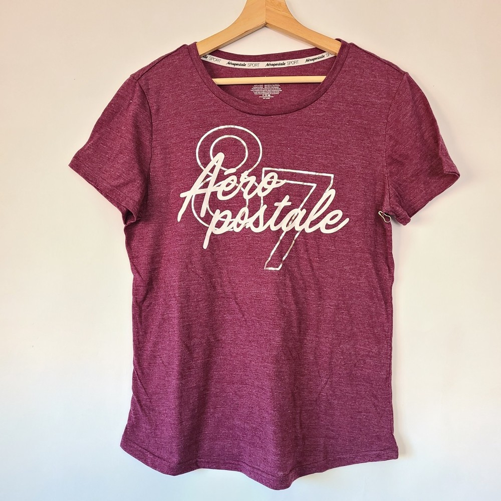 Aeropostale Burgundy Graphic Tee Size L NWOT